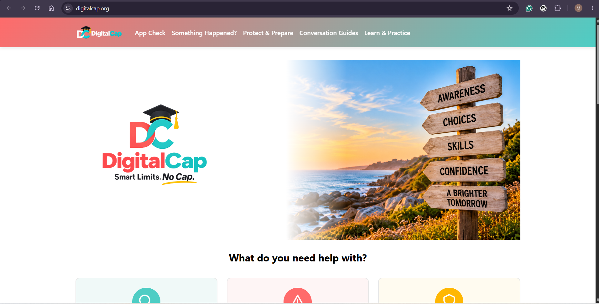 DigitalCap website screenshot